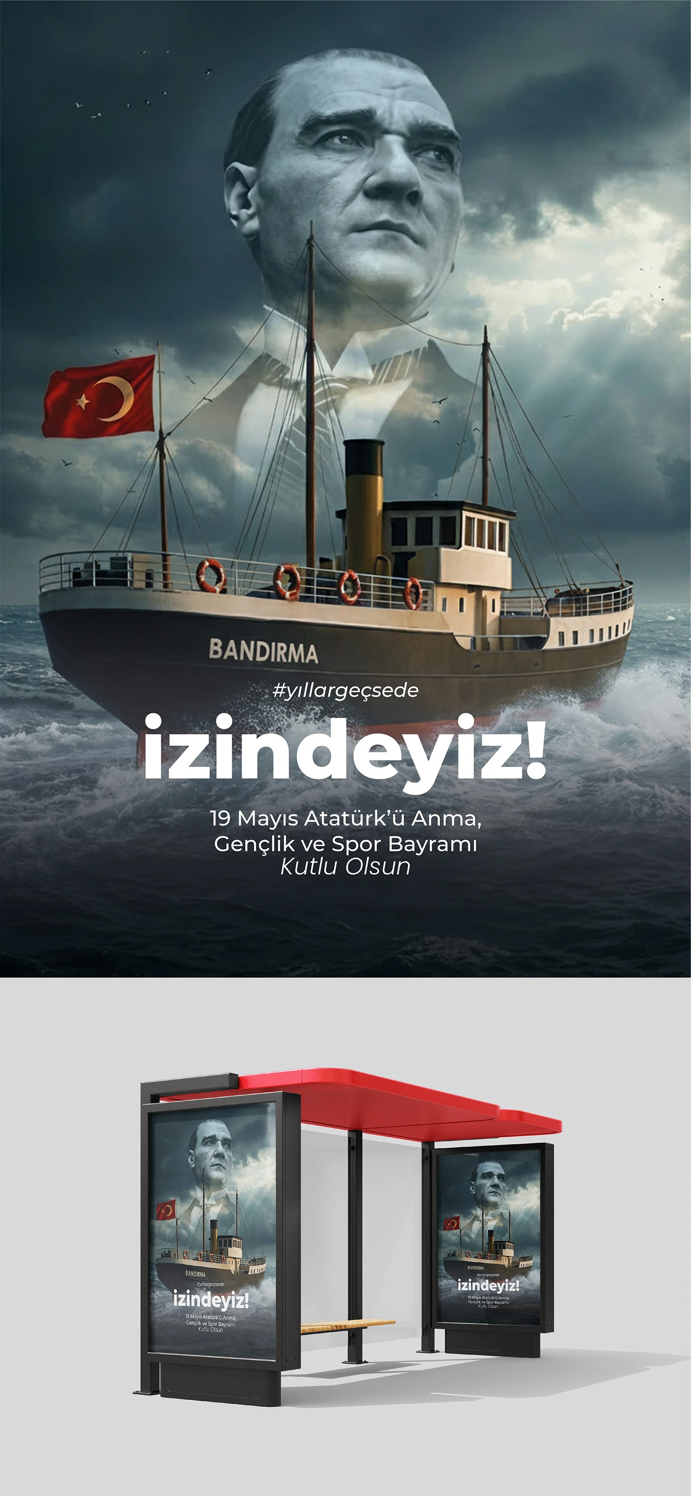 19 Mayıs Afiş Çalışması proje görseli