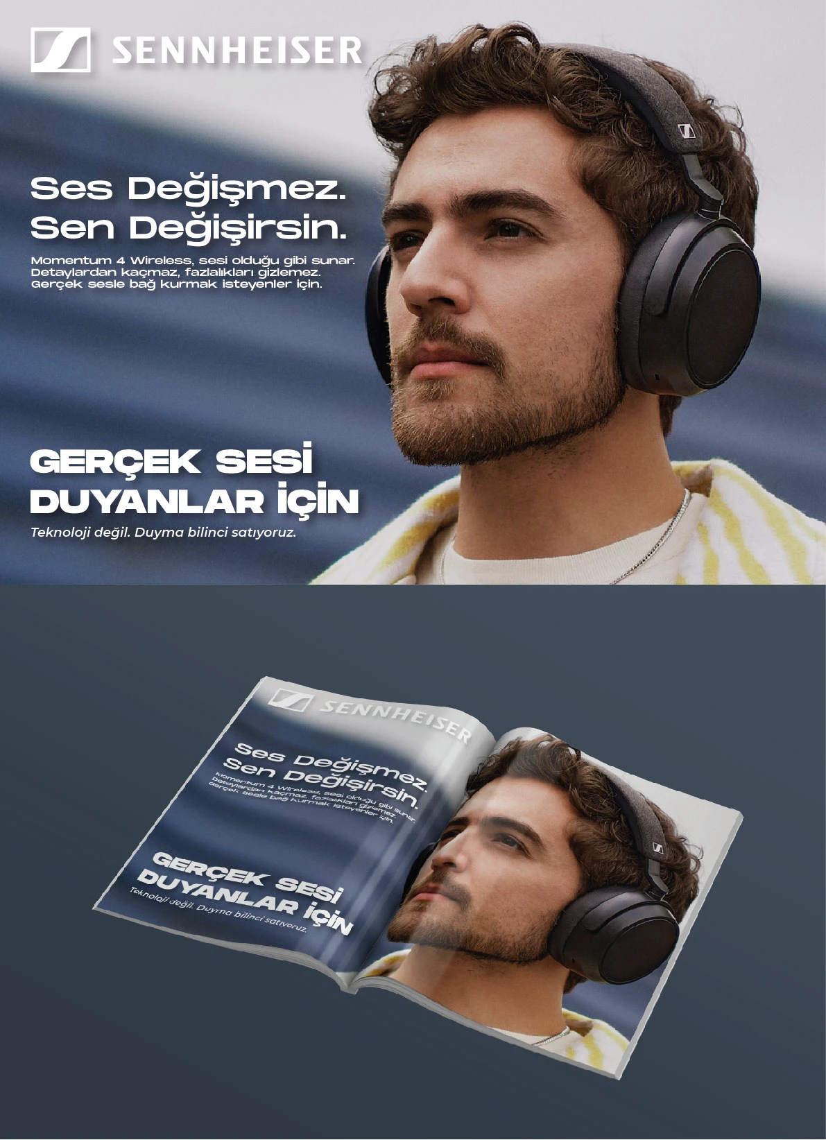 Sennheiser Dergi Reklam Çalışması proje görseli